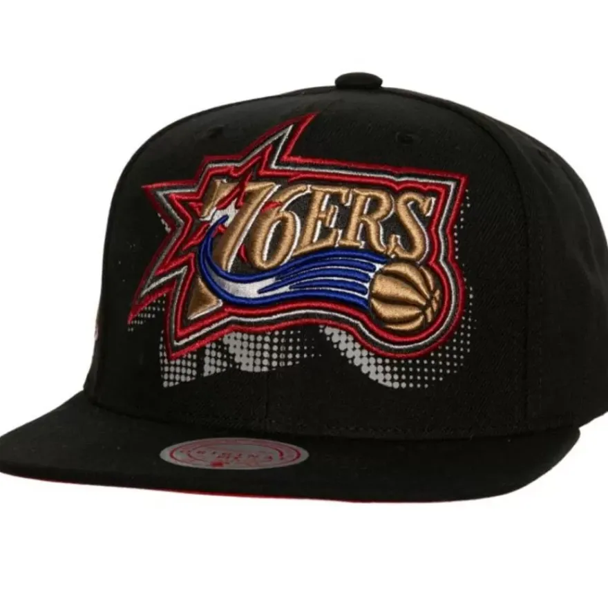 Mitchell & Ness Snapback-Big Face 7.0 Snapback Hwc Philadelphia 76Ers