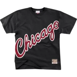 Mitchell & Ness T-Shirts & Tops-Big Face 2.0 Ss Tee Chicago Bulls