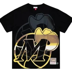 Mitchell & Ness T-Shirts & Tops-Big Face 4.0 Ss Tee Dallas Mavericks