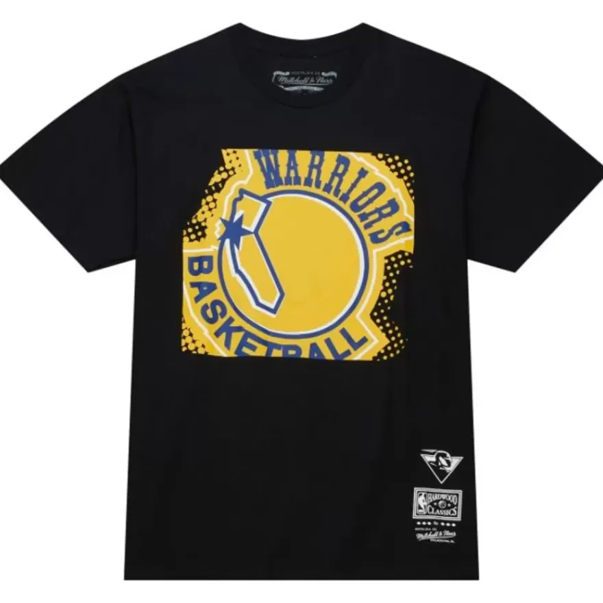 Mitchell & Ness T-Shirts & Tops-Big Face 7.0 Ss Tee Golden State Warriors