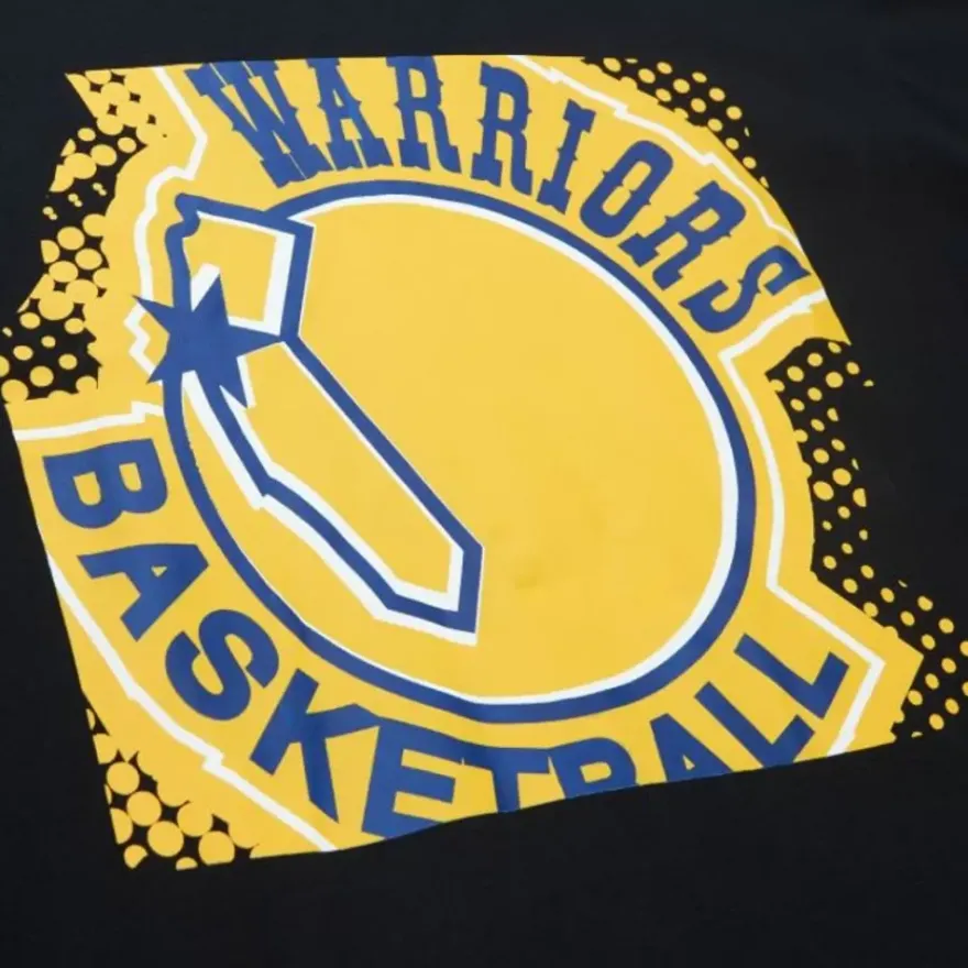 Mitchell & Ness T-Shirts & Tops-Big Face 7.0 Ss Tee Golden State Warriors