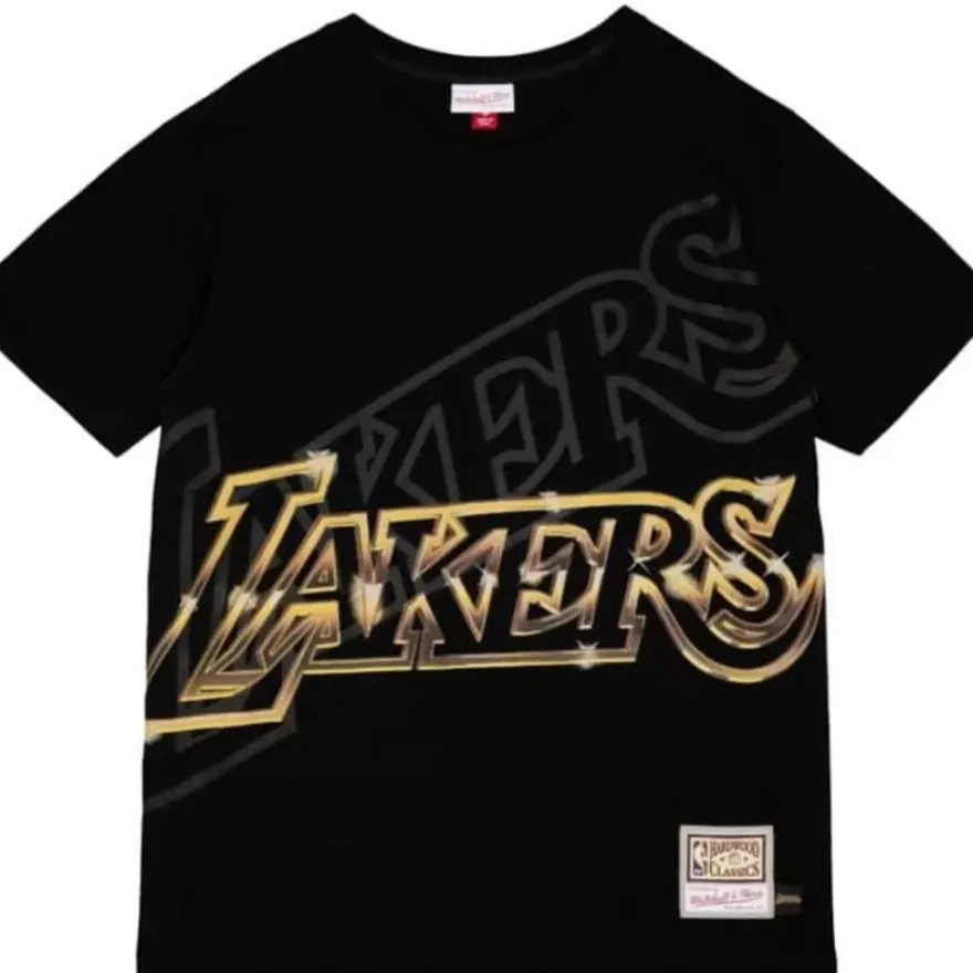 Mitchell & Ness T-Shirts & Tops-Big Face 4.0 Ss Tee Los Angeles Lakers