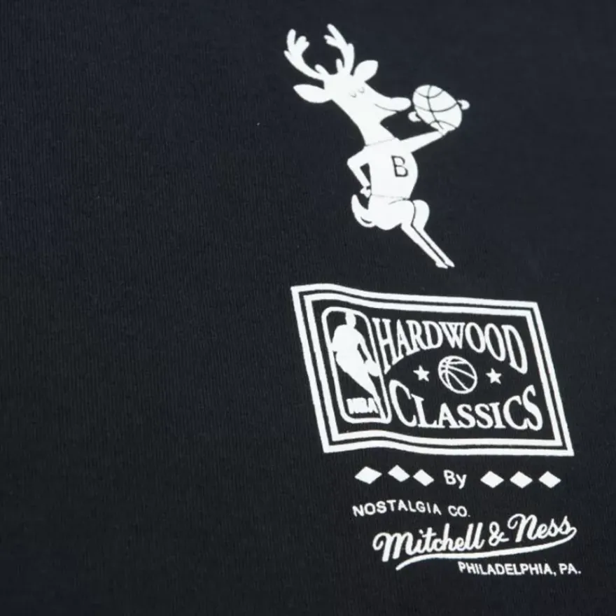 Mitchell & Ness T-Shirts & Tops-Big Face 7.0 Ss Tee Milwaukee Bucks