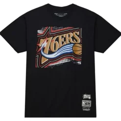 Mitchell & Ness T-Shirts & Tops-Big Face 7.0 Ss Tee Philadelphia 76Ers
