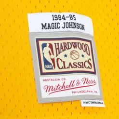 Mitchell & Ness Nba Swingman-Big Face 7.0 Swingman Jersey Los Angeles Lakers 1984-85 Magic Johnson