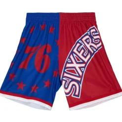 Mitchell & Ness Shorts-Big Face Fashion Shorts 5.0 Philadelphia 76Ers