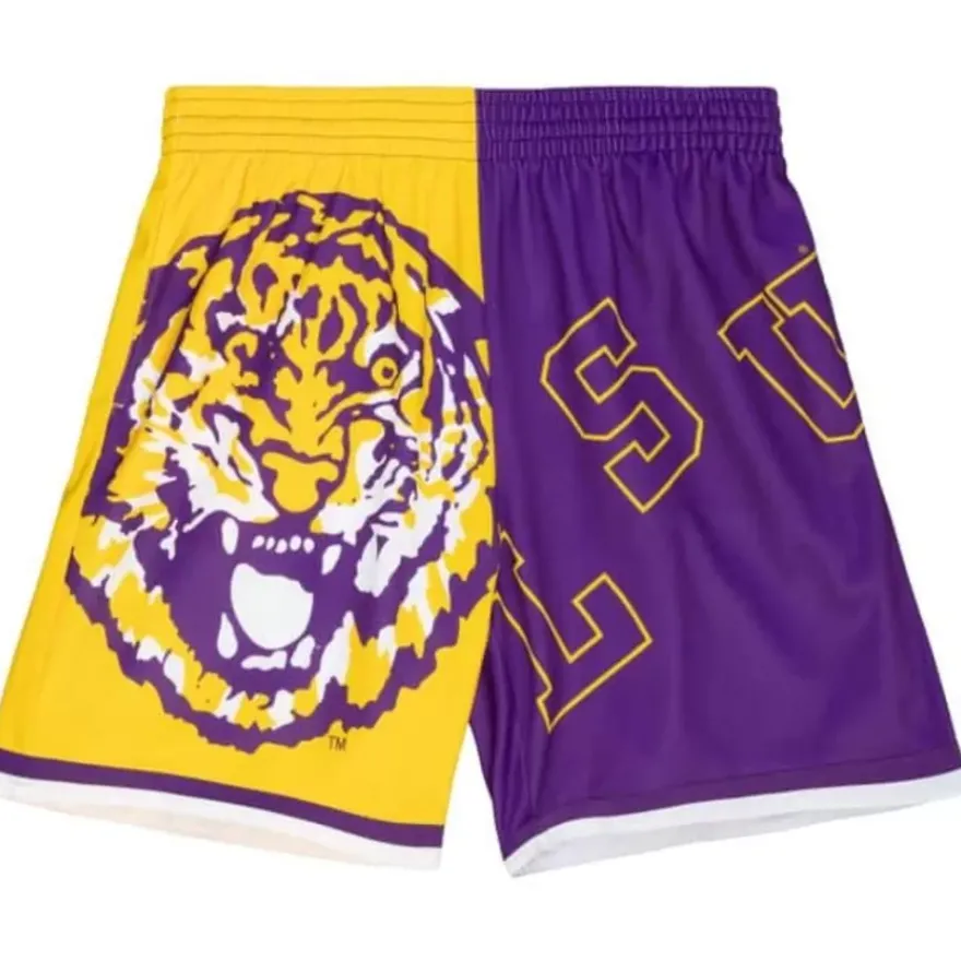 Mitchell & Ness Shorts-Big Face Fashion Shorts 5.0 Louisiana State University