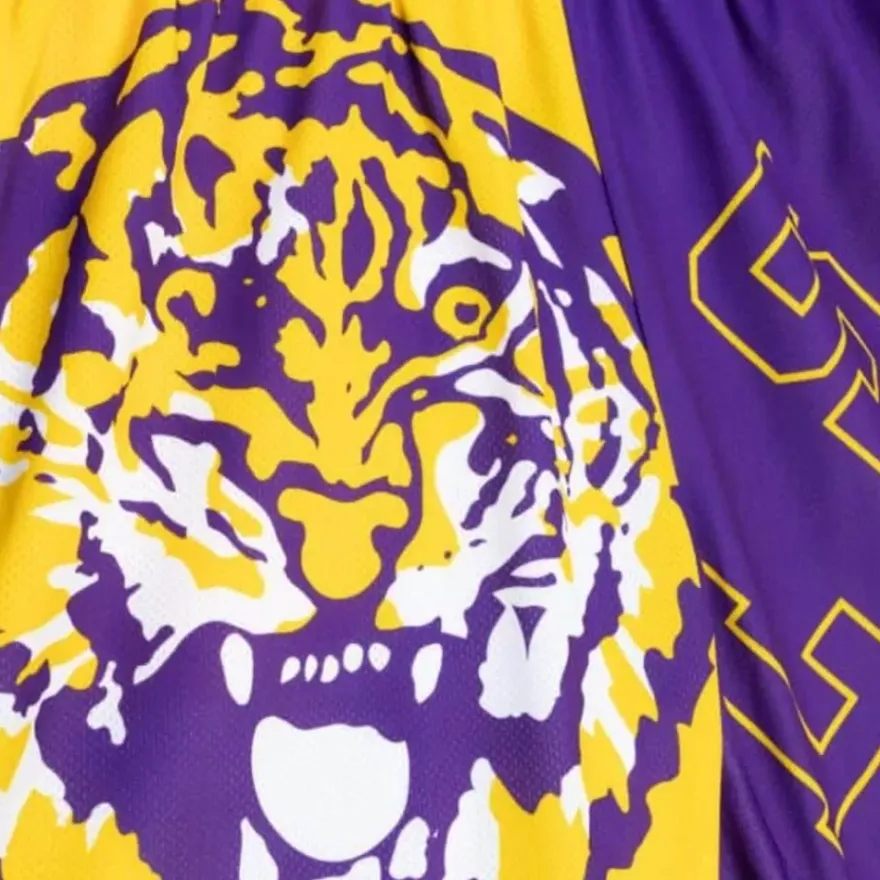 Mitchell & Ness Shorts-Big Face Fashion Shorts 5.0 Louisiana State University
