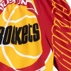 Mitchell & Ness Shorts-Big Face Fashion Shorts 5.0 Houston Rockets
