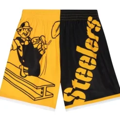 Mitchell & Ness Shorts-Big Face Fashion Shorts 5.0 Pittsburgh Steelers