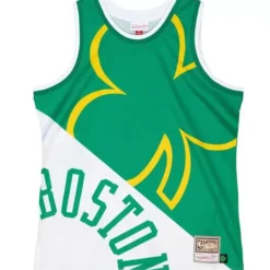 Mitchell & Ness T-Shirts & Tops-Big Face Fashion Tank 5.0 Boston Celtics