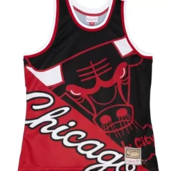 Mitchell & Ness T-Shirts & Tops-Big Face Fashion Tank 5.0 Chicago Bulls