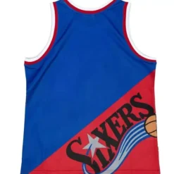 Mitchell & Ness T-Shirts & Tops-Big Face Fashion Tank 5.0 Philadelphia 76Ers