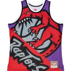 Mitchell & Ness T-Shirts & Tops-Big Face Fashion Tank 5.0 Toronto Raptors