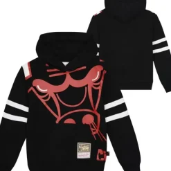 Mitchell & Ness Big Kids-Big Face Fleece Hoodie Chicago Bulls