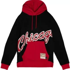 Mitchell & Ness Hoodies & Sweatshirts-Big Face Hoodie 5.0 Chicago Bulls