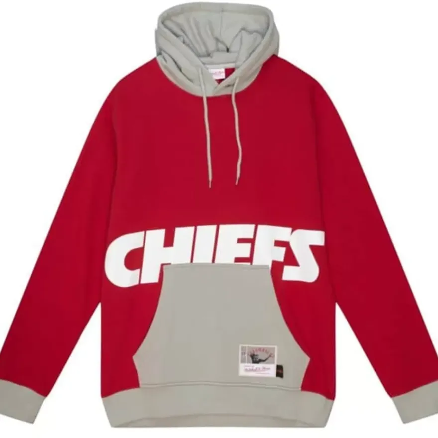 Mitchell & Ness Hoodies & Sweatshirts-Big Face Hoodie 5.0 Kansas City Chiefs
