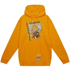 Mitchell & Ness Hoodies & Sweatshirts-Big Face Hoodie 6.0 Los Angeles Lakers