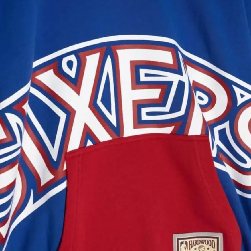 Mitchell & Ness Hoodies & Sweatshirts-Big Face Hoodie 5.0 Philadelphia 76Ers