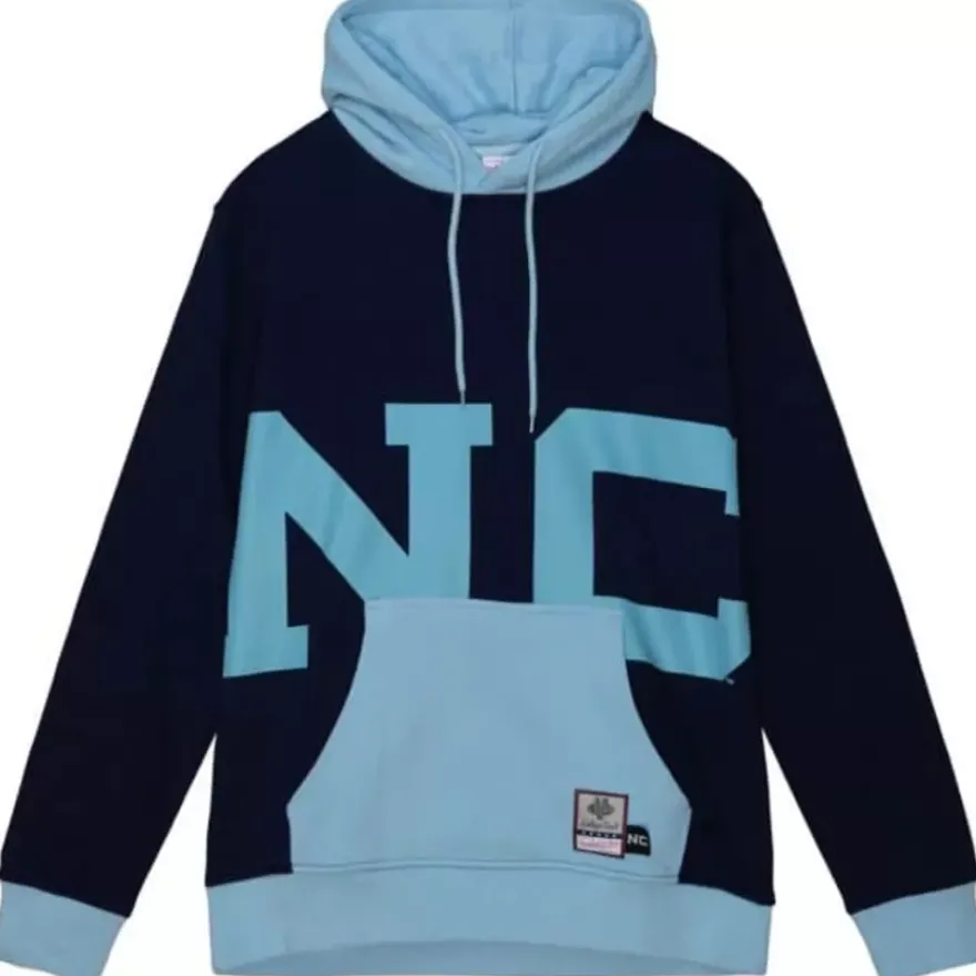 Mitchell & Ness Hoodies & Sweatshirts-Big Face Hoodie 5.0 University Of North Carolina