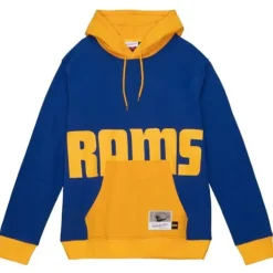 Mitchell & Ness Hoodies & Sweatshirts-Big Face Hoody 5.0 Los Angeles Rams