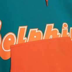 Mitchell & Ness Hoodies & Sweatshirts-Big Face Hoody 5.0 Miami Dolphins
