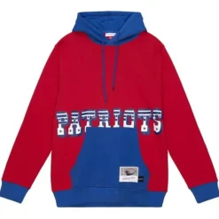 Mitchell & Ness Hoodies & Sweatshirts-Big Face Hoody 5.0 New England Patriots