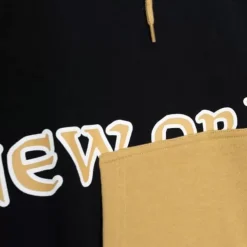 Mitchell & Ness Hoodies & Sweatshirts-Big Face Hoody 5.0 New Orleans Saints