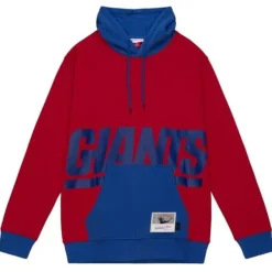 Mitchell & Ness Hoodies & Sweatshirts-Big Face Hoody 5.0 New York Giants