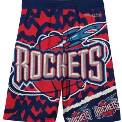 Mitchell & Ness Big Kids-Big Face Jumbotron Mesh Shorts Houston Rockets