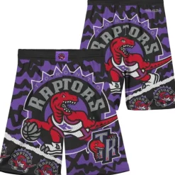 Mitchell & Ness Big Kids-Big Face Jumbotron Mesh Shorts Toronto Raptors