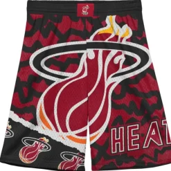 Mitchell & Ness Big Kids-Big Face Jumbotron Mesh Shorts Miami Heat