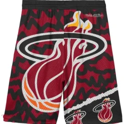 Mitchell & Ness Big Kids-Big Face Jumbotron Mesh Shorts Miami Heat