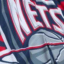 Mitchell & Ness Big Kids-Big Face Jumbotron Mesh Shorts New Jersey Nets