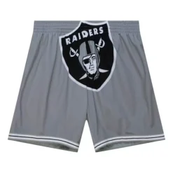 Mitchell & Ness Shorts-Big Face Shorts Oakland Raiders
