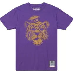 Mitchell & Ness T-Shirts & Tops-Big Logo Tee Louisiana State University
