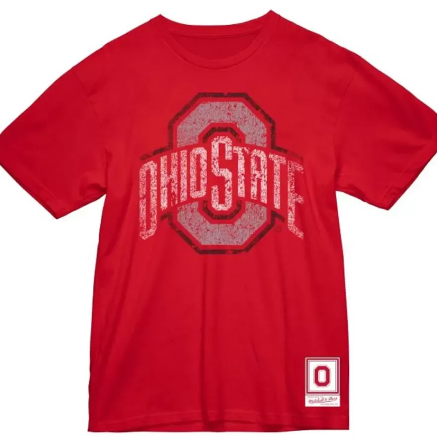 Mitchell & Ness T-Shirts & Tops-Big Logo Tee Ohio State
