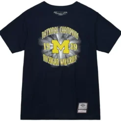 Mitchell & Ness T-Shirts & Tops-Big Shine Tee University Of Michigan