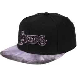 Mitchell & Ness Snapback-Blitzed Snapback Hwc Los Angeles Lakers