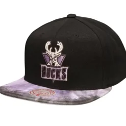 Mitchell & Ness Snapback-Blitzed Snapback Hwc Milwaukee Bucks