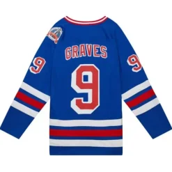 Mitchell & Ness Nhl Blue Line-Blue Line Adam Graves New York Rangers 1993 Jersey