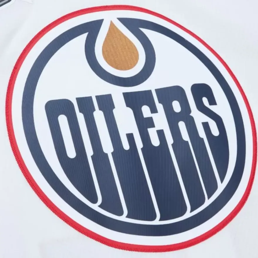 Mitchell & Ness Nhl Blue Line-Blue Line Ales Hemsky Edmonton Oilers White 2005 Jersey
