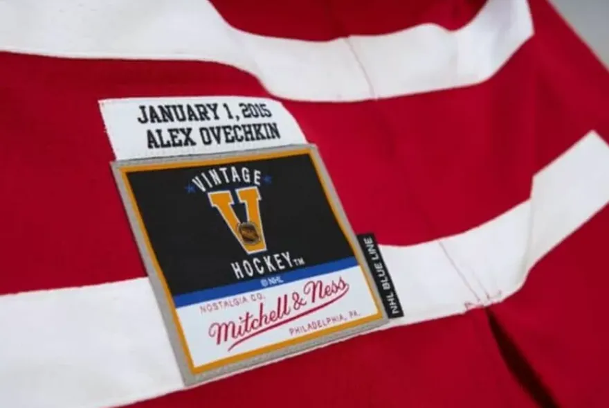 Mitchell & Ness Nhl Blue Line-Blue Line Alexander Ovechkin Washington Capitals 2015 Jersey