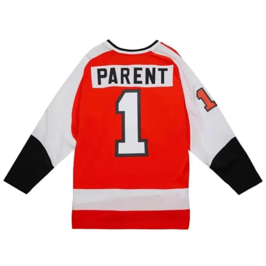 Mitchell & Ness Nhl Blue Line-Blue Line Bernie Parent Philadelphia Flyers 1974 Jersey