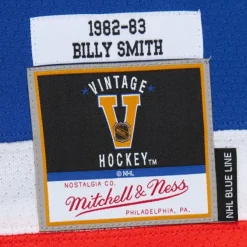 Mitchell & Ness Nhl Blue Line-Blue Line Billy Smith New York Islanders Dark 1982 Jersey
