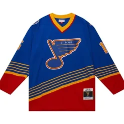 Mitchell & Ness Nhl Blue Line-Blue Line Brett Hull St. Louis Blues 1995 Jersey