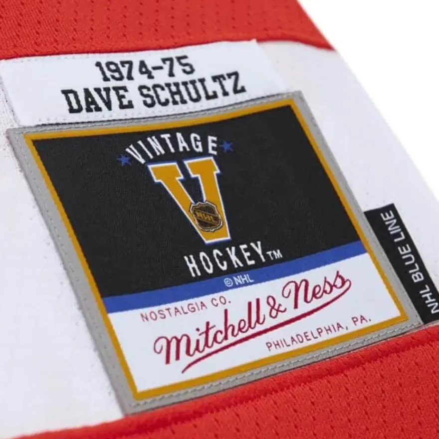 Mitchell & Ness Nhl Blue Line-Blue Line Dave Schultz Philadelphia Flyers 1974 Jersey