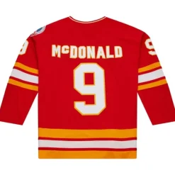 Mitchell & Ness Nhl Blue Line-Blue Line Lanny Mcdonald Calgary Flames Dark 1988 Jersey