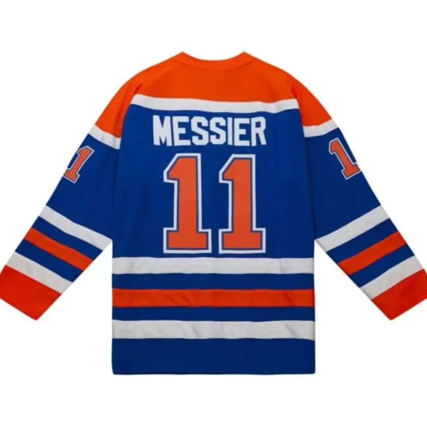 Mitchell & Ness Nhl Blue Line-Blue Line Mark Messier Edmonton Oilers 1986 Jersey