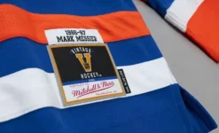 Mitchell & Ness Nhl Blue Line-Blue Line Mark Messier Edmonton Oilers 1986 Jersey